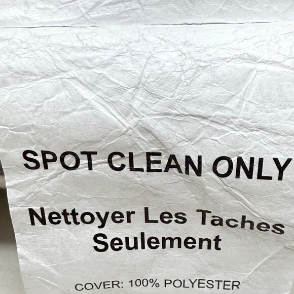 Decorative Throw Pillow 20" Feather Down Cream Shades of Gray Abstract Animal - Picture 8 of 8